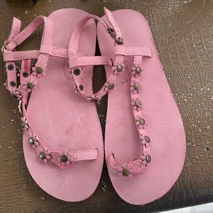 Kids rainbow sandals